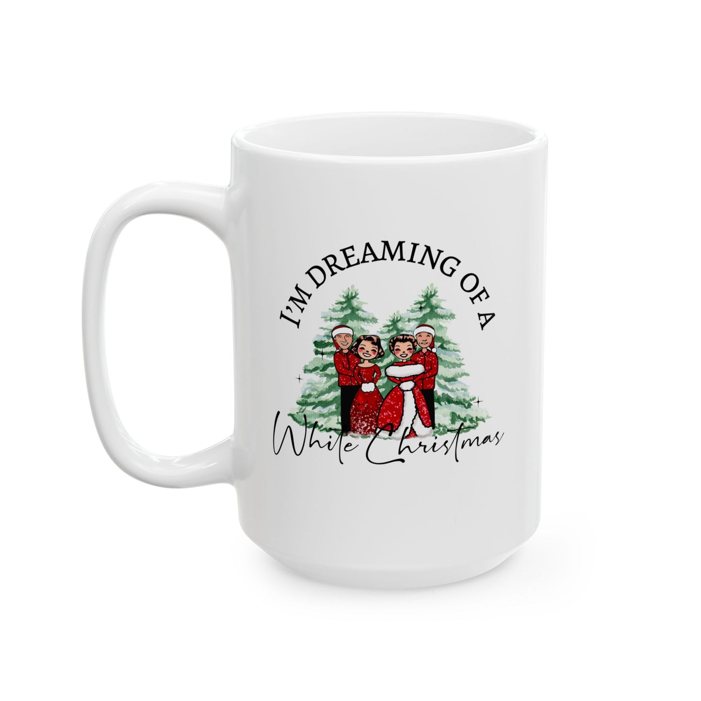 White Christmas Ceramic Mug