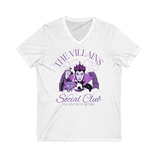 Pick Your Poison Villains Social Club V-Neck Tee