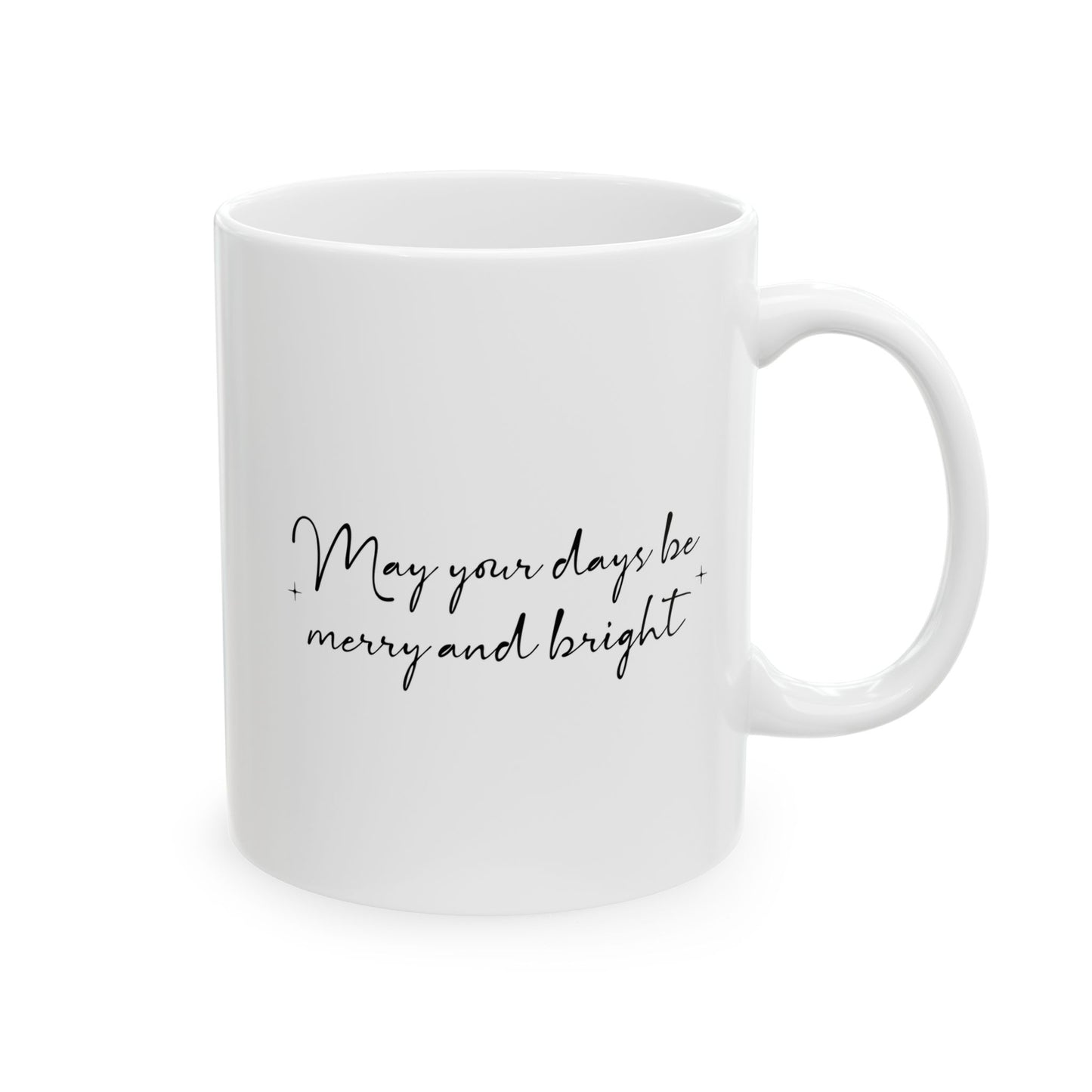 White Christmas Ceramic Mug