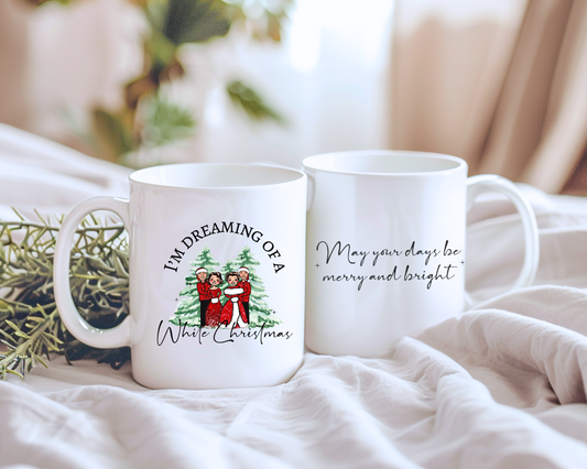 White Christmas Ceramic Mug