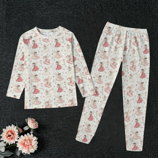 Valentine Fairies Kid's Two Piece Sleep Set