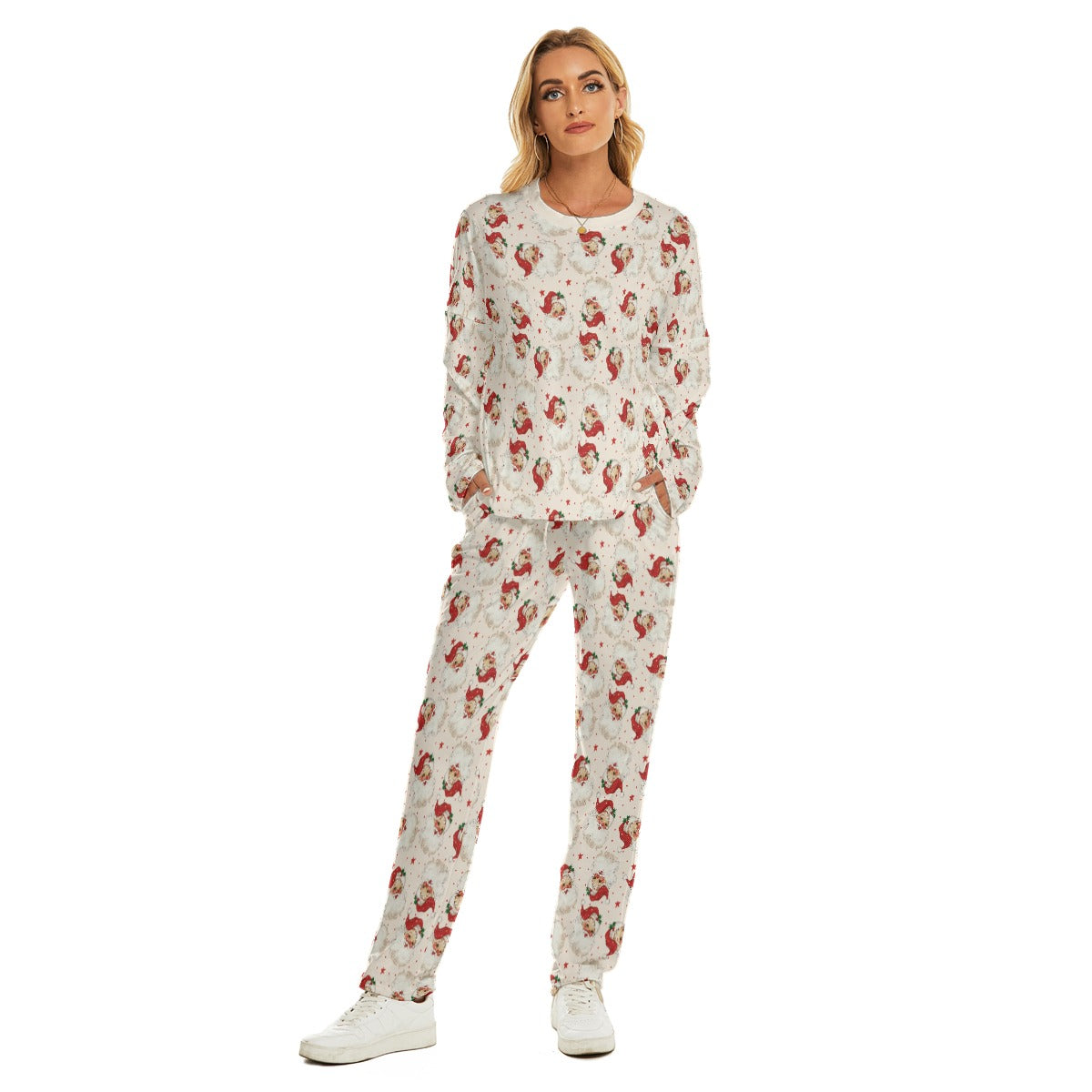 Vintage Santa Women's Pajama Set