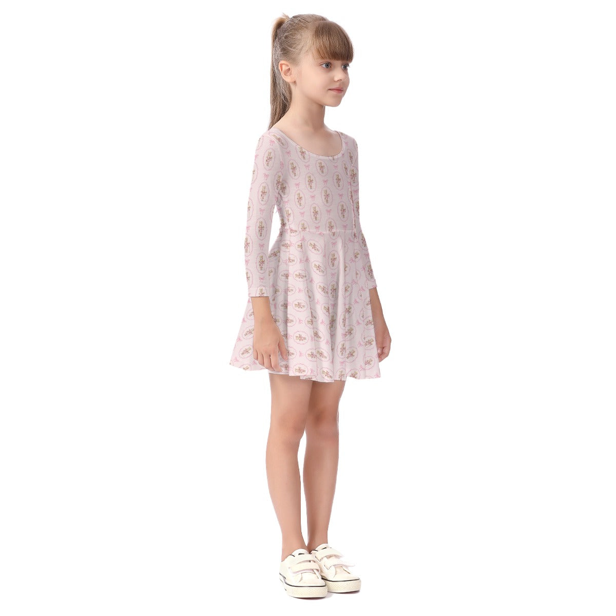 Pink Nutcracker Girls Twirl Dress