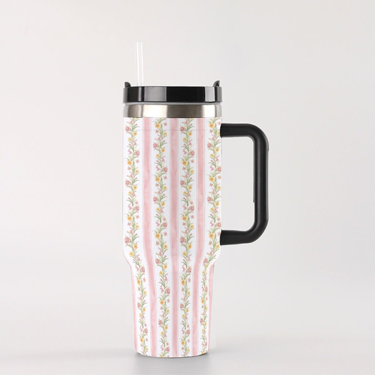 Pink Trellis 40oz Tumbler