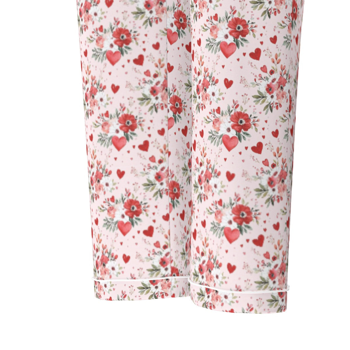 Valentine Florals Women's Button Down Sleep Set