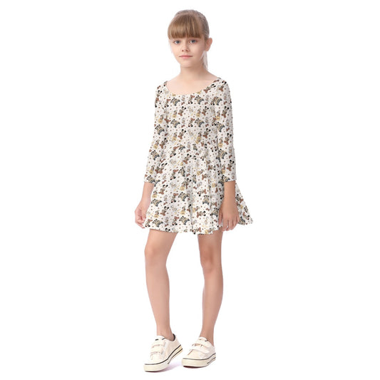 Safari Mouse Kid's Twirl Dress