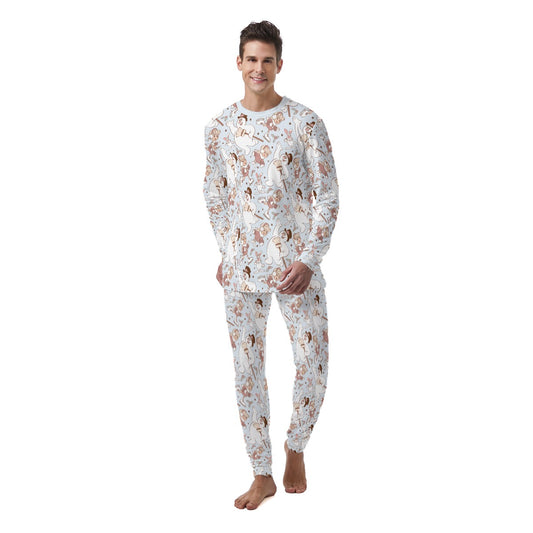 Frosty Men's Christmas Sleep Set