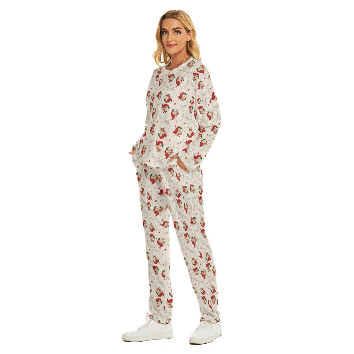 Vintage Santa Women's Pajama Set