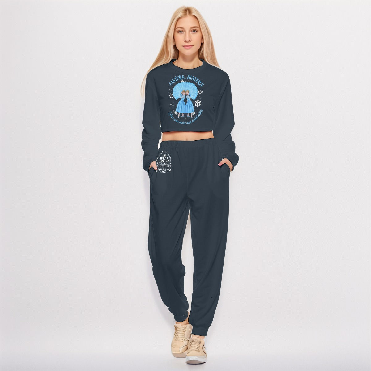 Devoted Sister Women's Crop Sweat Set