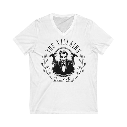 Dracula Villains Social Club V-Neck Tee