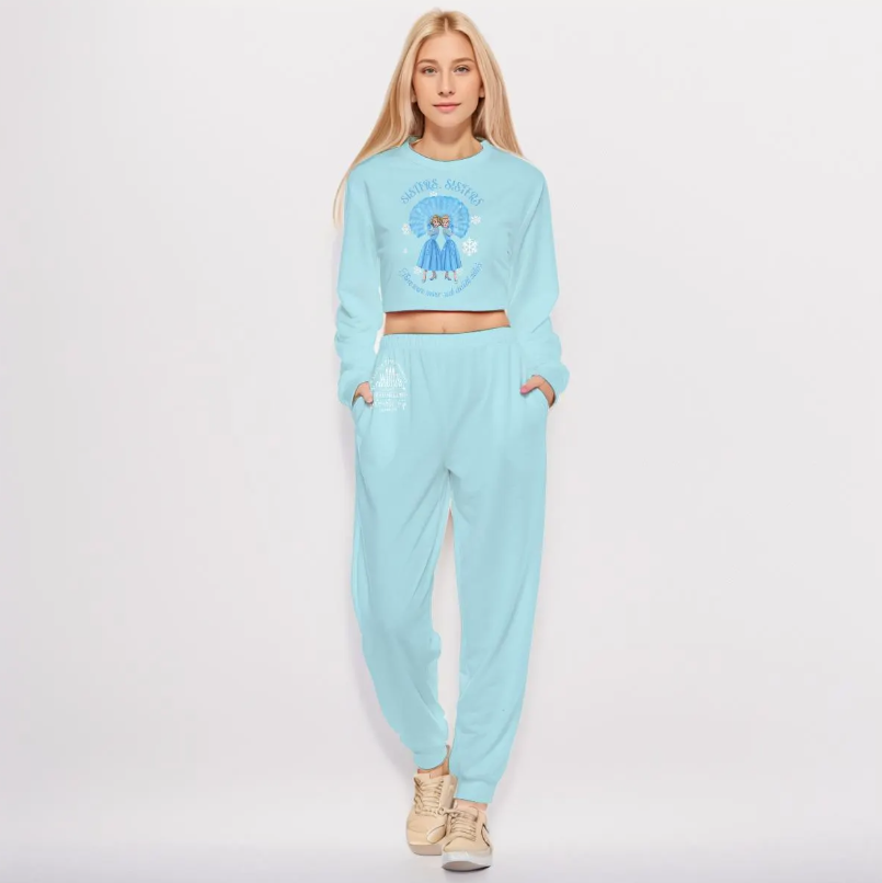 Devoted Sister Women's Crop Sweat Set