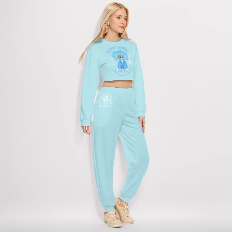 Devoted Sister Women's Crop Sweat Set