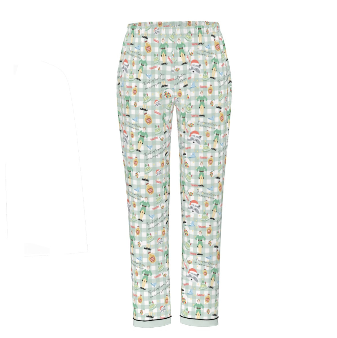 Buddy the Elf Women's Button-Down Christmas Pajamas