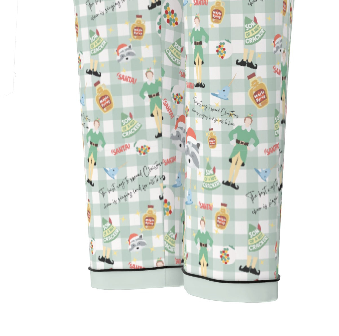 Buddy the Elf Women's Button-Down Christmas Pajamas