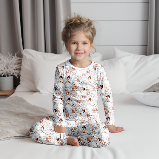 Frosty Kid's Two-Piece Sleep Set